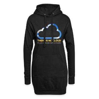 Cloud Computing Gift for Software Developers - Hoodie Dress - black - Front