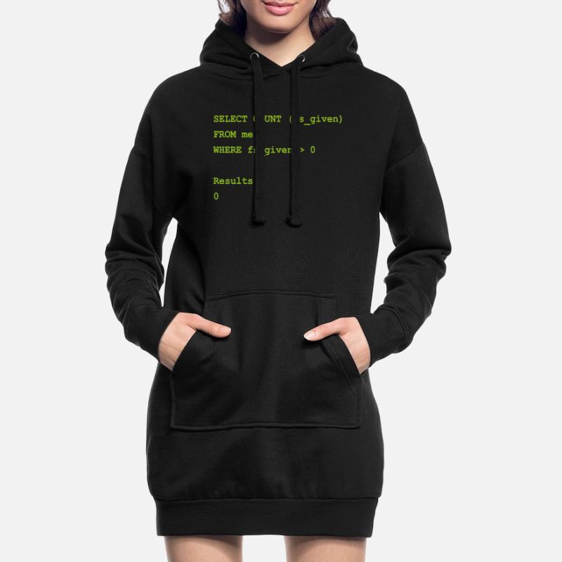 Select count Gift Programming Computer Science Hoodie Dress