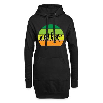 Evolucion Padel Design für alle paddle spanien - Hoodie-Kleid - Schwarz - Vorne