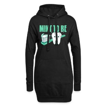 Mint To Be Vintage Génial Dentiste T-Shirt Cadeau - Sweat-shirt à capuche long Femme - noir - Devant