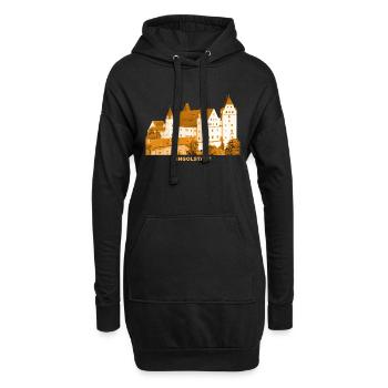 Château d’Ingolstadt Haute-Bavière Musée de l’armée du Danube - Sweat-shirt à capuche long Femme - noir - Devant