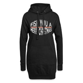 peace symbol birthday present funny sayings geek - Hoodie-Kleid - Schwarz - Vorne