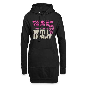 Zodiac Horoscope Astrology Constellations Cancer - Hoodie-Kleid - Schwarz - Vorne