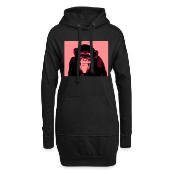AFFE - Hoodie-Kleid - Schwarz - Vorne