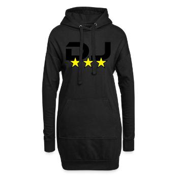DJ - Hoodie Dress - black - Front