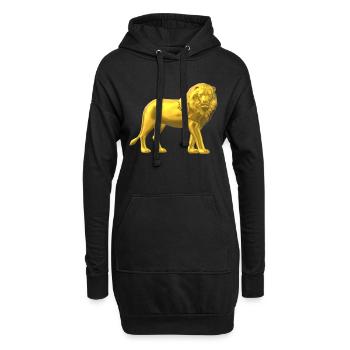 Loewe gold - Hoodie-Kleid - Schwarz - Vorne