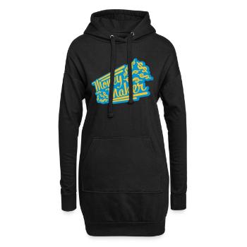 Money Maker Selfmade Dollar - Hoodie-Kleid - Schwarz - Vorne