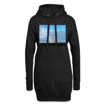 Der Baum des Lebens neben dem Bauwagen - Hoodie-Kleid - Schwarz - Vorne