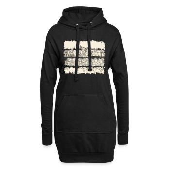 Ville usa illinois america travel états-unis - Sweat-shirt à capuche long Femme - noir - Devant