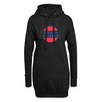 ulti 7 - Sweat-shirt à capuche long Femme - noir - Devant