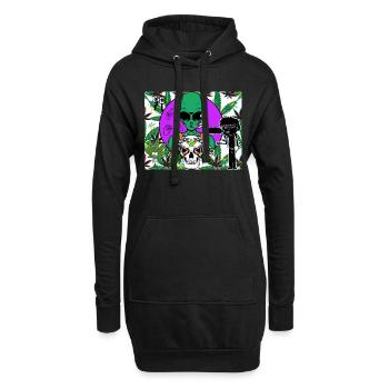2 Original - Hoodie-Kleid - Schwarz - Vorne