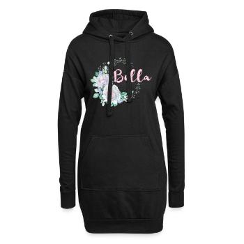 Pour Bella - Sweat-shirt à capuche long Femme - noir - Devant