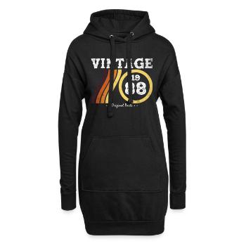 Classic Vintage 1988 - Edition Limitée Retro 36 - Sweat-shirt à capuche long Femme - noir - Devant