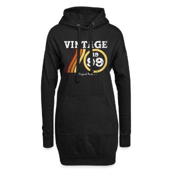 Millésime 1999 Édition Limitée Classique Rétro 25 - Sweat-shirt à capuche long Femme - noir - Devant