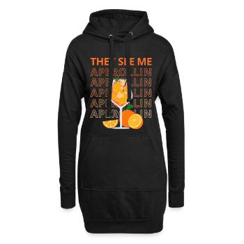 THEY SEE ME APEROLLIN - Hoodie-Kleid - Schwarz - Vorne