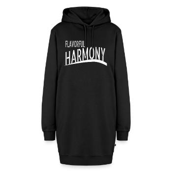 funny sayings gastronomic delight gift idea - Hoodie-Kleid - Schwarz - Vorne