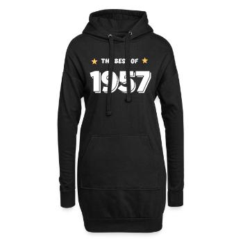 Das Beste von 1957 - Hoodie-Kleid - Schwarz - Vorne