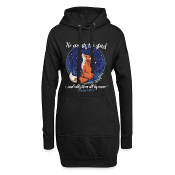 Fuchs Christlich - Hoodie-Kleid - Schwarz - Vorne