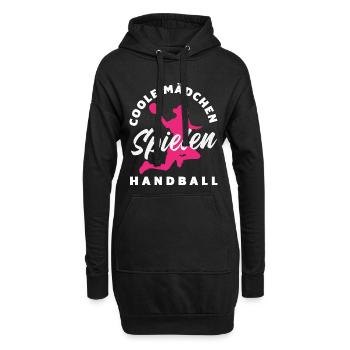 Handball Handballer Handball Trainer Fan Geschenk - Hoodie-Kleid - Schwarz - Vorne
