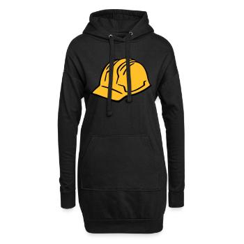 Hard hat - Hoodie Dress - black - Front