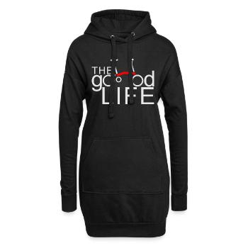 CHAINSTORY X Brompton Das gute Leben - Hoodie-Kleid - Schwarz - Vorne