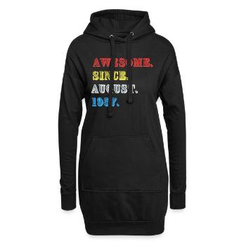GROSSARTIG SEIT AUgust 1957 - Hoodie-Kleid - Schwarz - Vorne