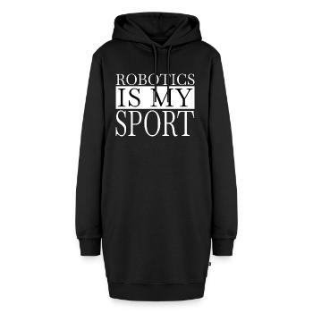 funny gift birthday present idea funny quote - Hoodie-Kleid - Schwarz - Vorne