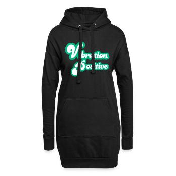 Portez Vos Valeurs avec la Collection de T-Shirts - Sweat-shirt à capuche long Femme - noir - Devant