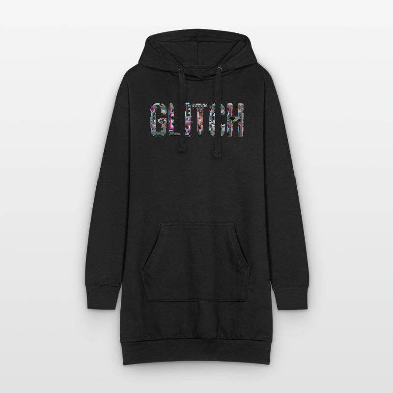 Glitch Computer PC Electronics Gaming Media Art Hoodie Dress