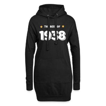 Das Beste von 1938 - Hoodie-Kleid - Schwarz - Vorne
