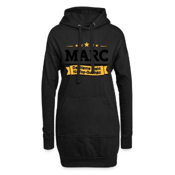 Marc – Der Name steht für Top-Qualität! - Hoodie-Kleid - Schwarz - Vorne