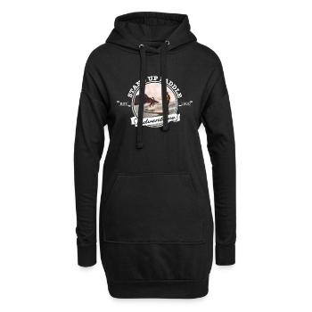 Stand Up Paddle *EST. 1960* - Hoodie-Kleid - Schwarz - Vorne