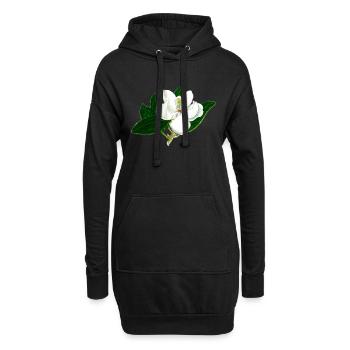 Magnolie - Hoodie-Kleid - Schwarz - Vorne