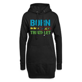 Triathlon - Sweat-shirt à capuche long Femme - noir - Devant