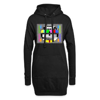 Tester l’état de l’image sans signal Écran Affichage Geek - Sweat-shirt à capuche long Femme - noir - Devant