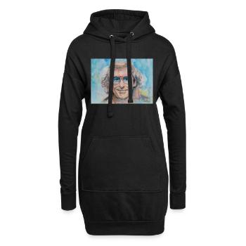 Ivan Graziani - Sweat-shirt à capuche long Femme - noir - Devant