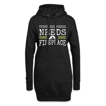 best axes awesome a carpenters prayer tshirts - Hoodie-Kleid - Schwarz - Vorne