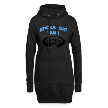 Apres Ski Team - Hoodie-Kleid - Schwarz - Vorne