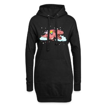 Frère frère frère Brother I cadeau - Sweat-shirt à capuche long Femme - noir - Devant
