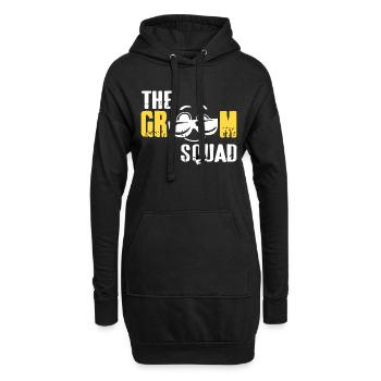 The Groom Squad Retro Funny Bachelor Party T-Shirt - Hoodie-Kleid - Schwarz - Vorne