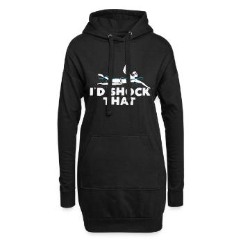 Id choquant que Design pour un amateur de piscine plaisante - Sweat-shirt à capuche long Femme - noir - Devant