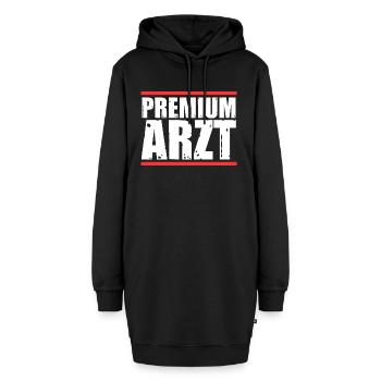 Mediziner Rettungssanitäter Notarzt Arzt - Hoodie-Kleid - Schwarz - Vorne