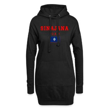 Sinajana Guam - Hoodie-Kleid - Schwarz - Vorne