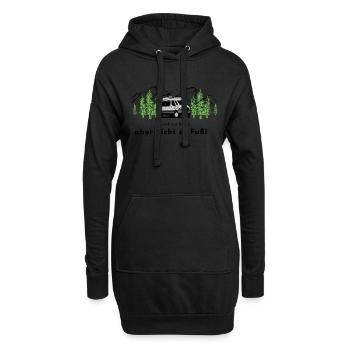 Camper - Hoodie-Kleid - Schwarz - Vorne