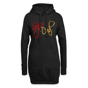 Super Meilleur Papa De Tous Les Temps, Le Meilleur Papa Au Monde Amour - Sweat-shirt à capuche long Femme - noir - Devant