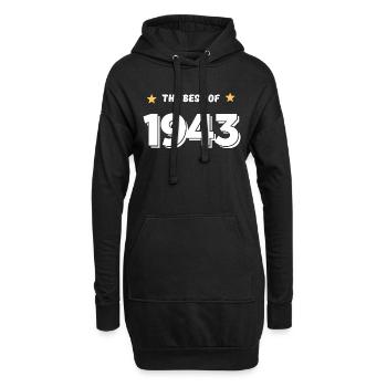Das Beste von 1943 - Hoodie-Kleid - Schwarz - Vorne