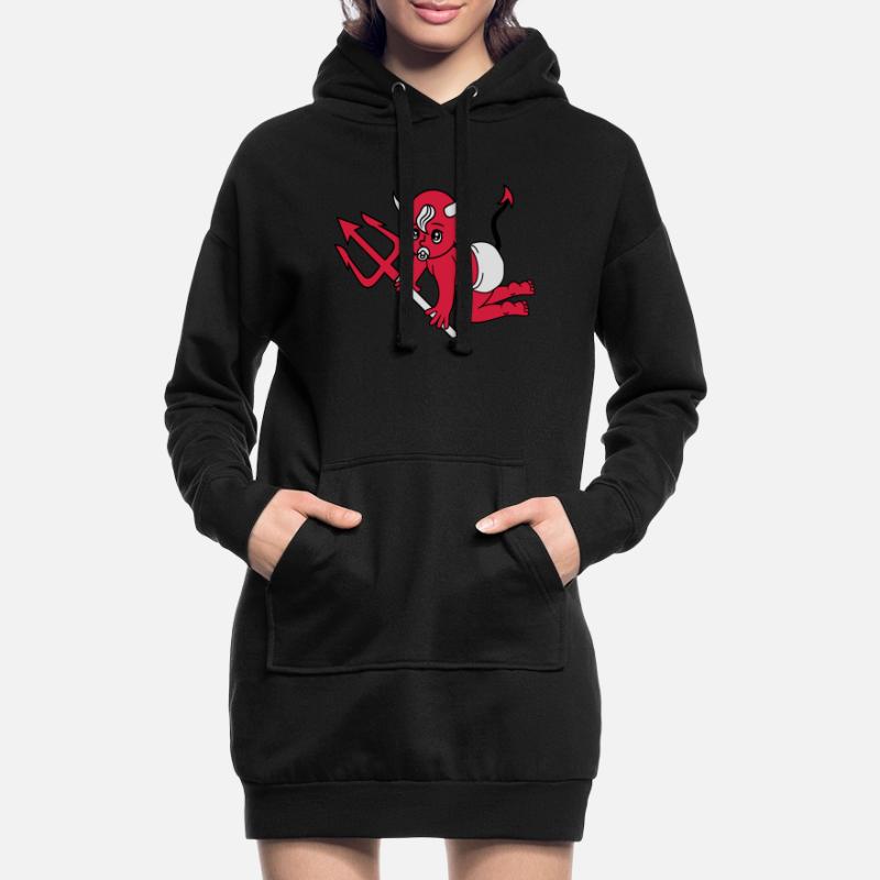 evil devil demon hell devil satan crawling pacifie Hoodie Dress