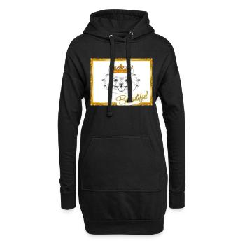 Beautyful, T-shirt, Pullover, Accessoires - Hoodie-Kleid - Schwarz - Vorne