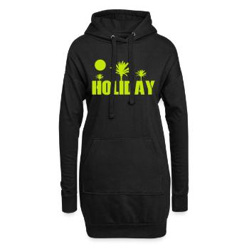 holiday - Hoodie-Kleid - Schwarz - Vorne
