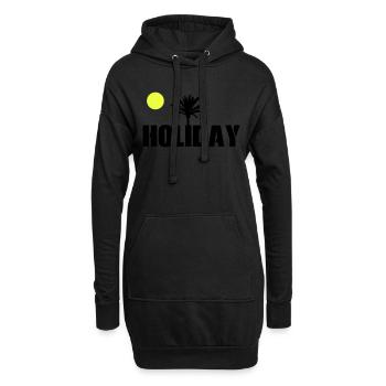 holiday - Hoodie-Kleid - Schwarz - Vorne